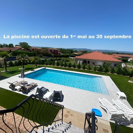Chambre Dans Logement Partage Chez L Habitant Avec Piscine De 1 A 3 Chambres Grieges Exteriör bild